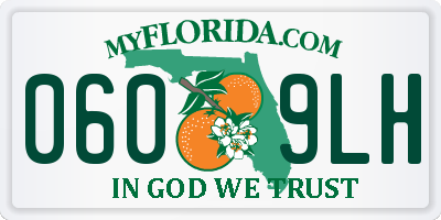 FL license plate 0609LH