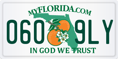 FL license plate 0609LY