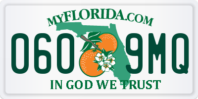 FL license plate 0609MQ