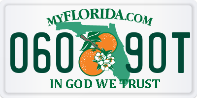 FL license plate 0609OT