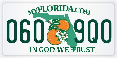 FL license plate 0609QO