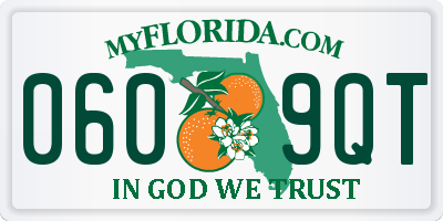 FL license plate 0609QT