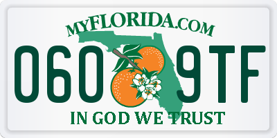 FL license plate 0609TF