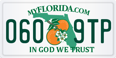 FL license plate 0609TP