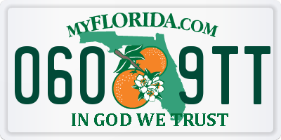 FL license plate 0609TT