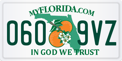 FL license plate 0609VZ