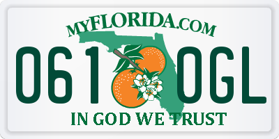 FL license plate 0610GL