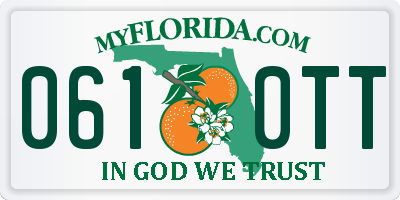FL license plate 0610TT