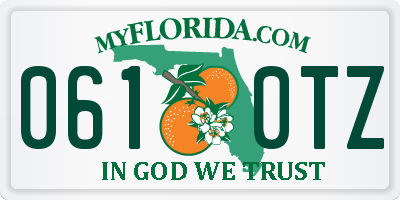 FL license plate 0610TZ