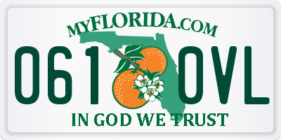 FL license plate 0610VL