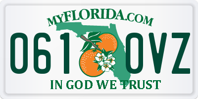 FL license plate 0610VZ