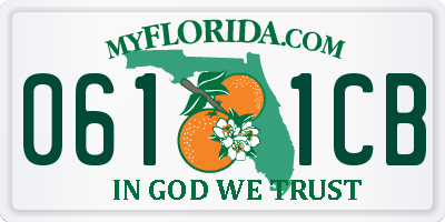 FL license plate 0611CB