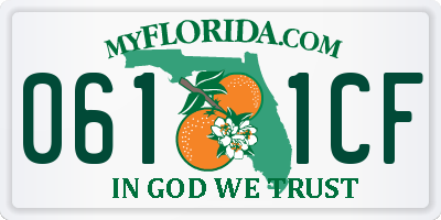 FL license plate 0611CF
