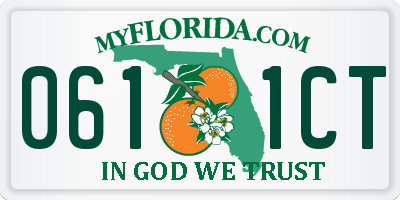 FL license plate 0611CT