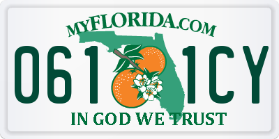 FL license plate 0611CY