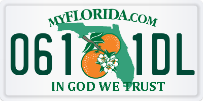 FL license plate 0611DL