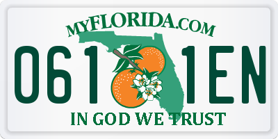 FL license plate 0611EN