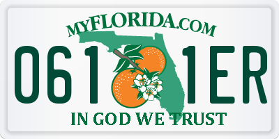FL license plate 0611ER