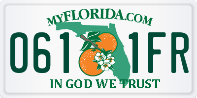 FL license plate 0611FR