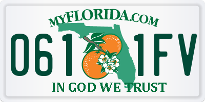 FL license plate 0611FV