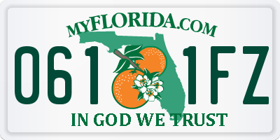 FL license plate 0611FZ