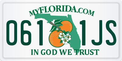 FL license plate 0611JS