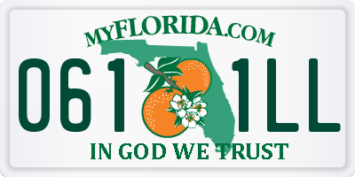 FL license plate 0611LL
