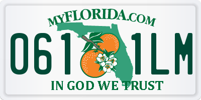 FL license plate 0611LM