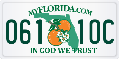 FL license plate 0611OC