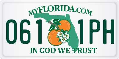 FL license plate 0611PH
