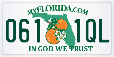 FL license plate 0611QL