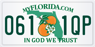 FL license plate 0611QP