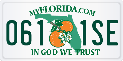 FL license plate 0611SE