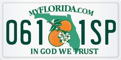 FL license plate 0611SP