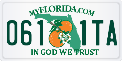 FL license plate 0611TA