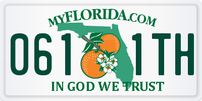 FL license plate 0611TH