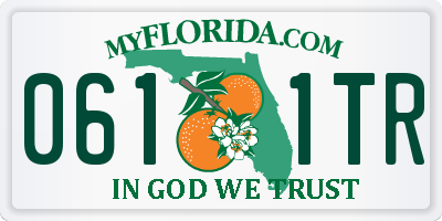 FL license plate 0611TR