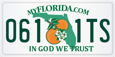 FL license plate 0611TS