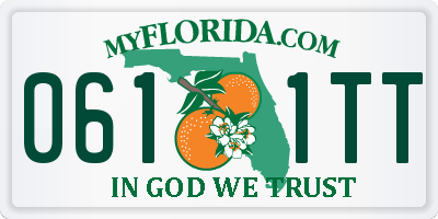 FL license plate 0611TT