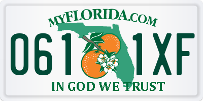 FL license plate 0611XF