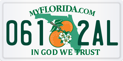 FL license plate 0612AL