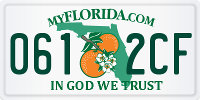 FL license plate 0612CF