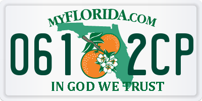 FL license plate 0612CP