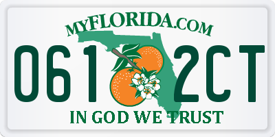 FL license plate 0612CT