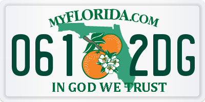 FL license plate 0612DG