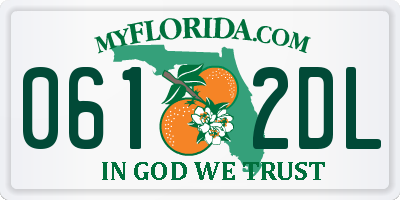 FL license plate 0612DL