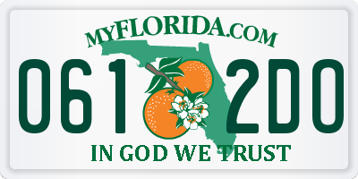 FL license plate 0612DO