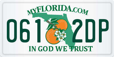 FL license plate 0612DP