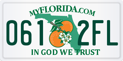 FL license plate 0612FL