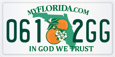 FL license plate 0612GG